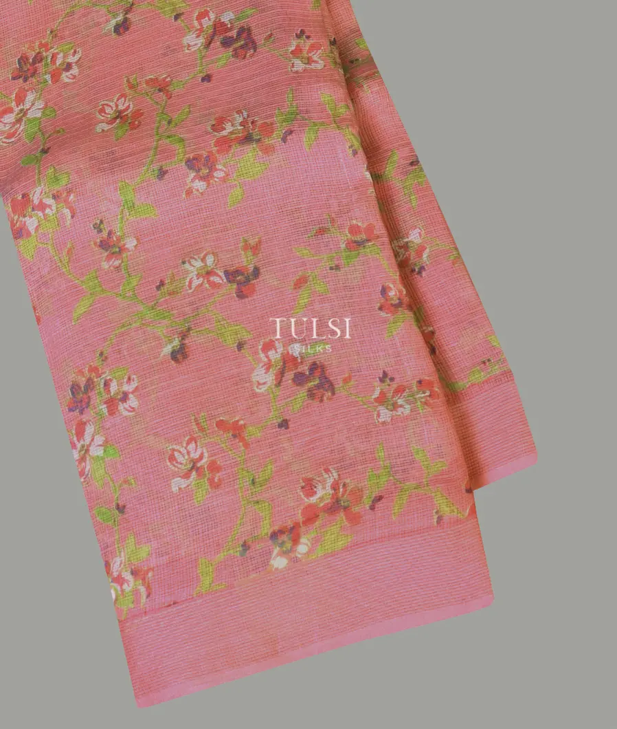 Pink Kota Cotton Saree T672068-image