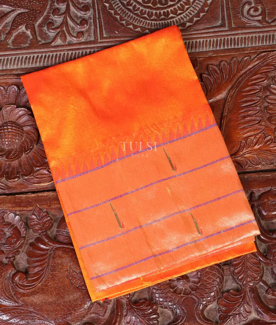 Yellow Paithani Silk Blouse T666712-image