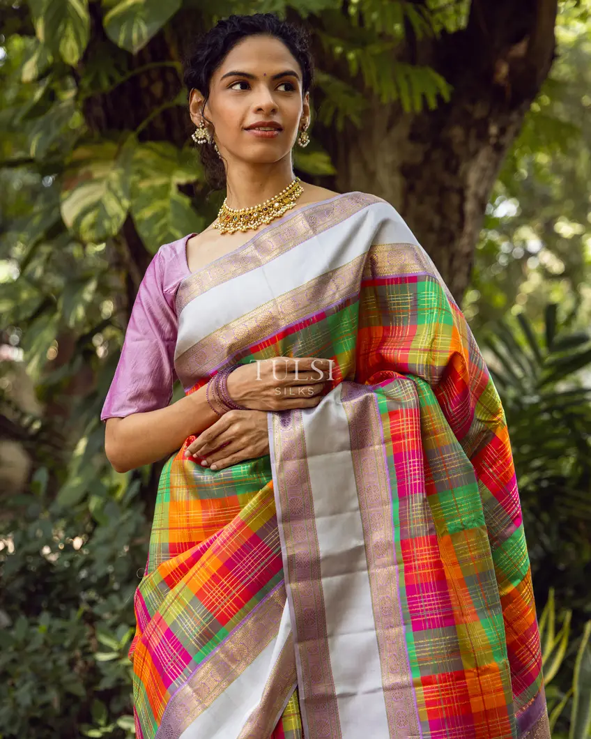 Multicolour Kanjivaram Silk Saree T650296-image