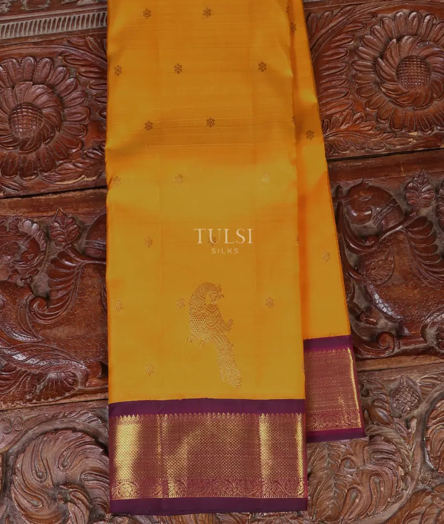 Yellow Kanjivaram Silk Saree T670664-image