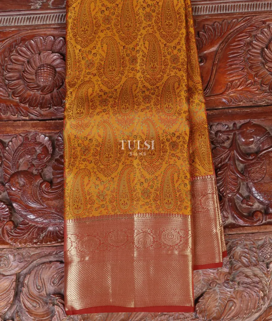 Yellow Soft Silk Saree T619917-image