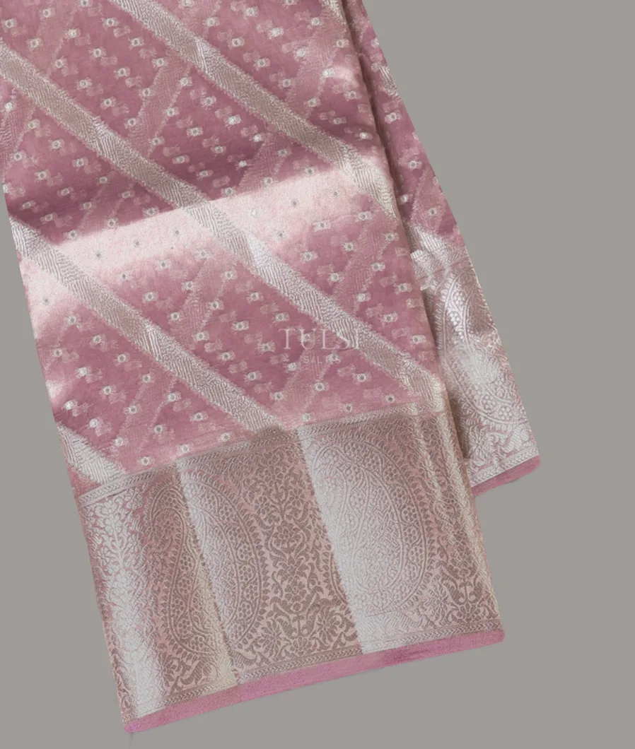 Lavender Banaras Tissue Organza Saree T673147-image