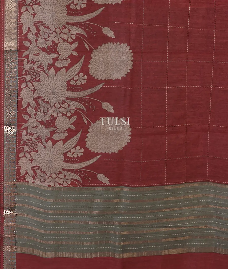 maroon-tussar-printed-saree-t672971-t672971-d