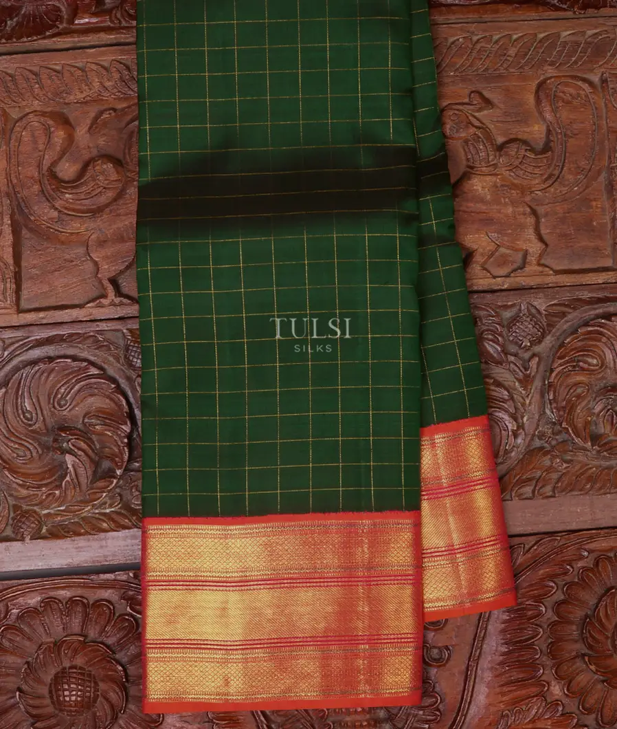 Green Kanjivaram Silk Saree T671022-image