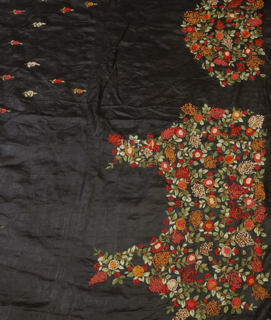 dark-grey-tussar-embroidery-blouse-t658183-t658183-b