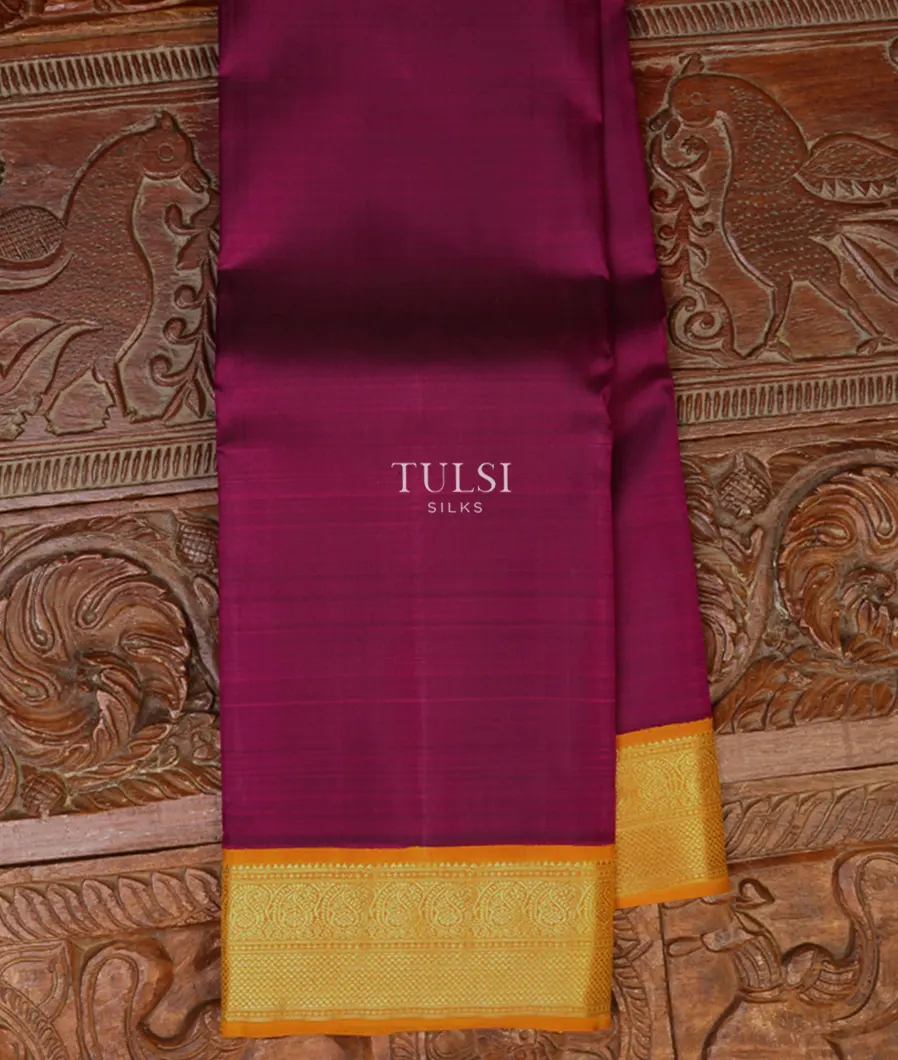 Purple Kanjivaram Silk Saree T670739-image