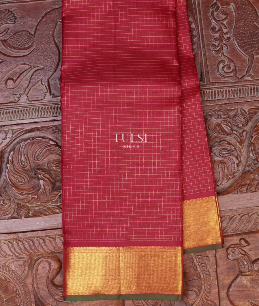 Maroon Kanjivaram Silk Saree T670667-image