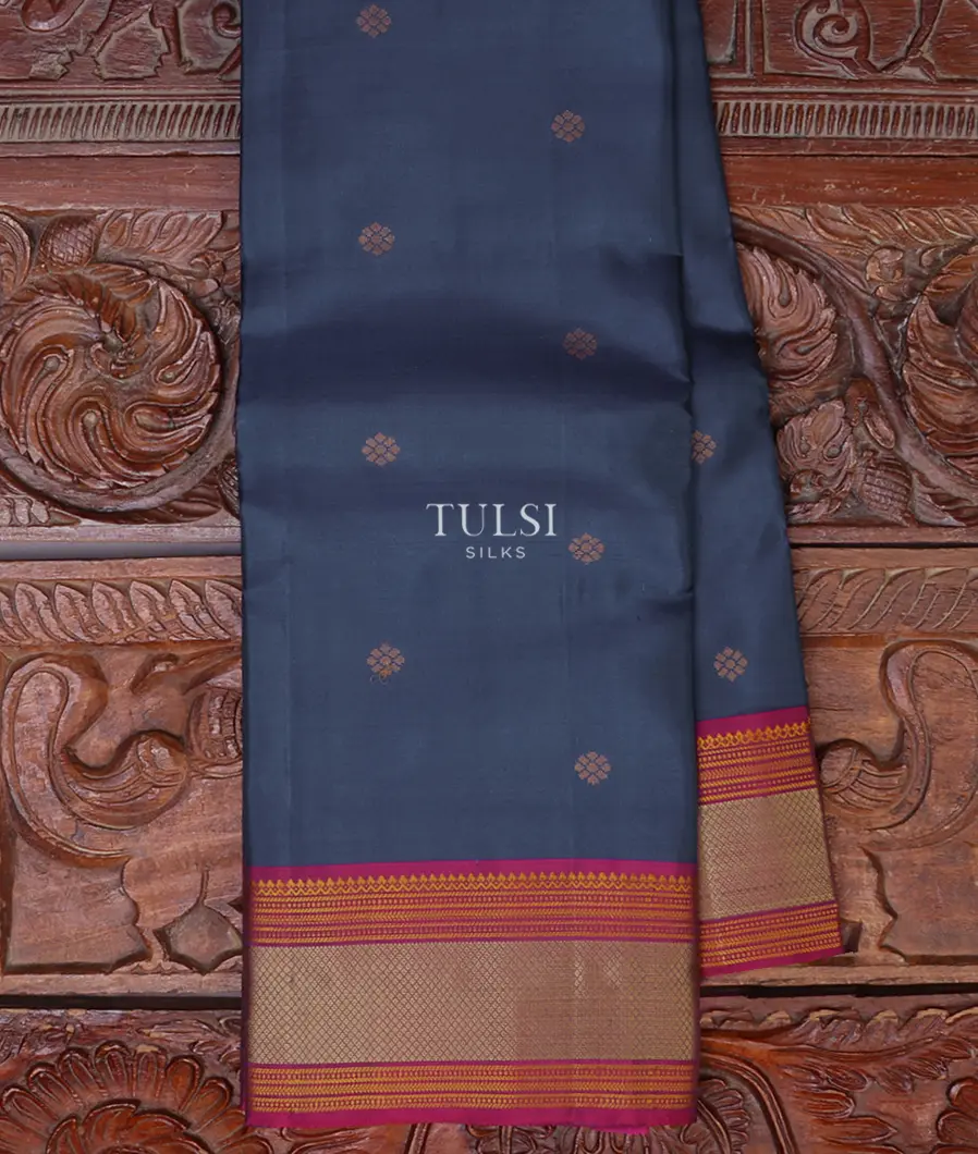 Blue Kanjivaram Silk Saree T673630-image