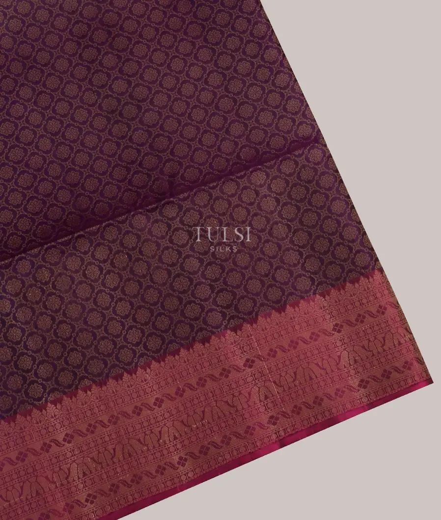 Purple Soft Silk Saree T668255-image