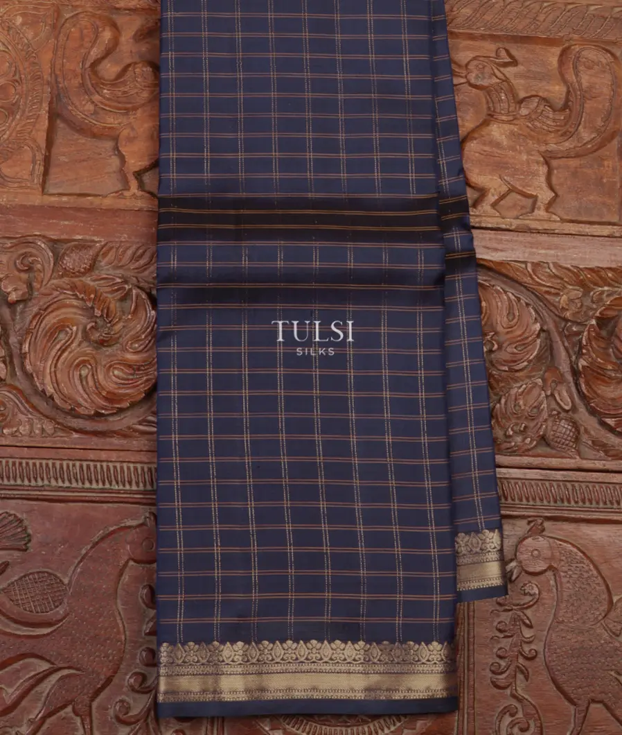 Blue Soft Silk Saree T650566-image