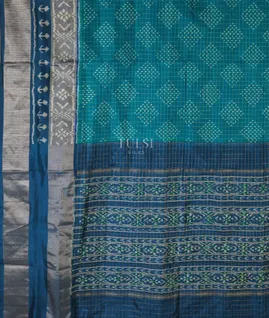 peacock-blue-ikat-silk-saree-t663742-t663742-d