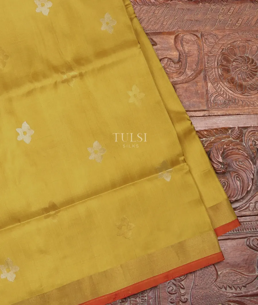Yellow Uppada Silk Saree T672906-image