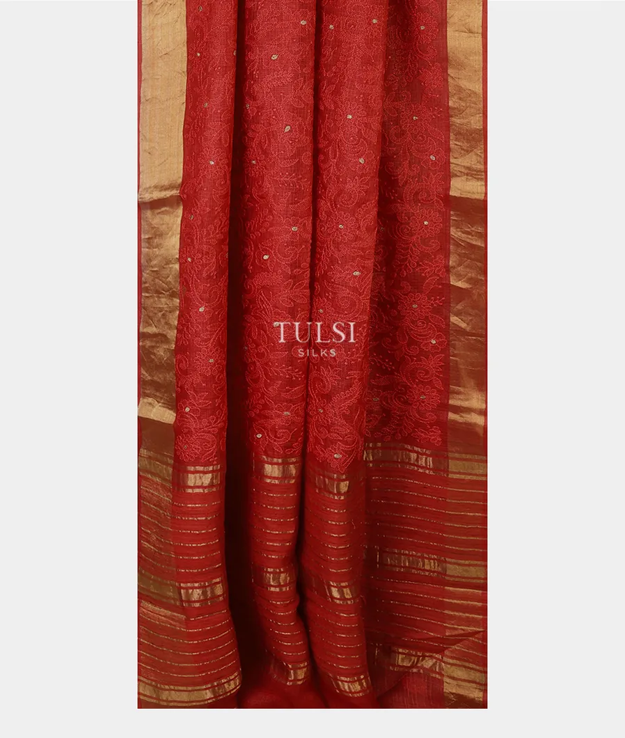 red-silk-kota-embroidery-saree-t665810-t665810-b