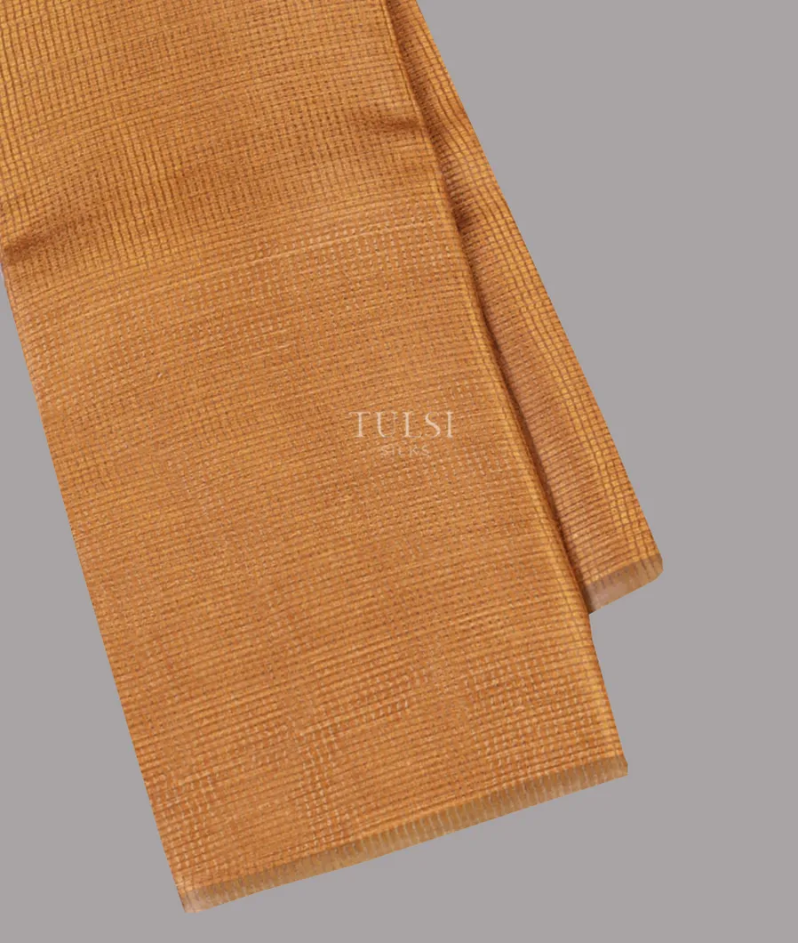 Brown Woven Tussar Saree T658336-image