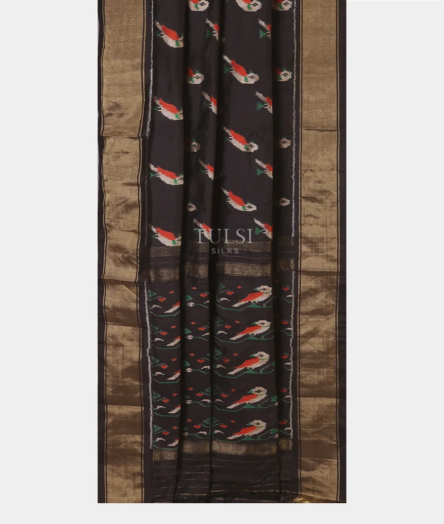 black-ikat-silk-saree-t658619-t658619-b