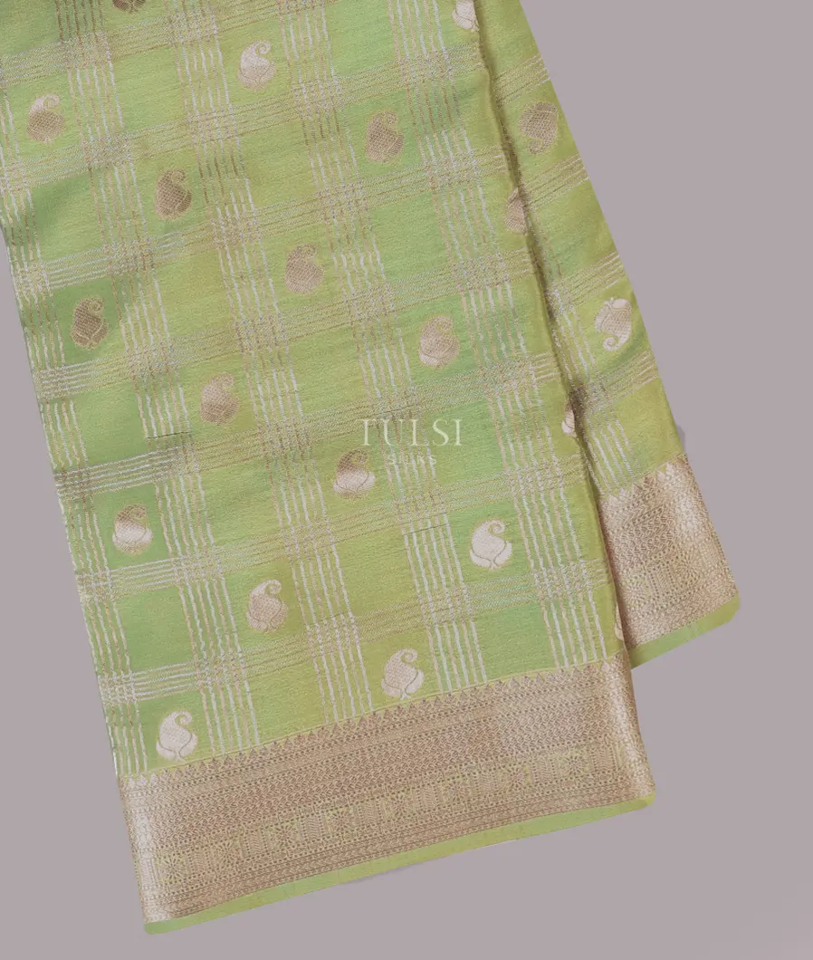 Green Mysore Silk Saree T675537-image