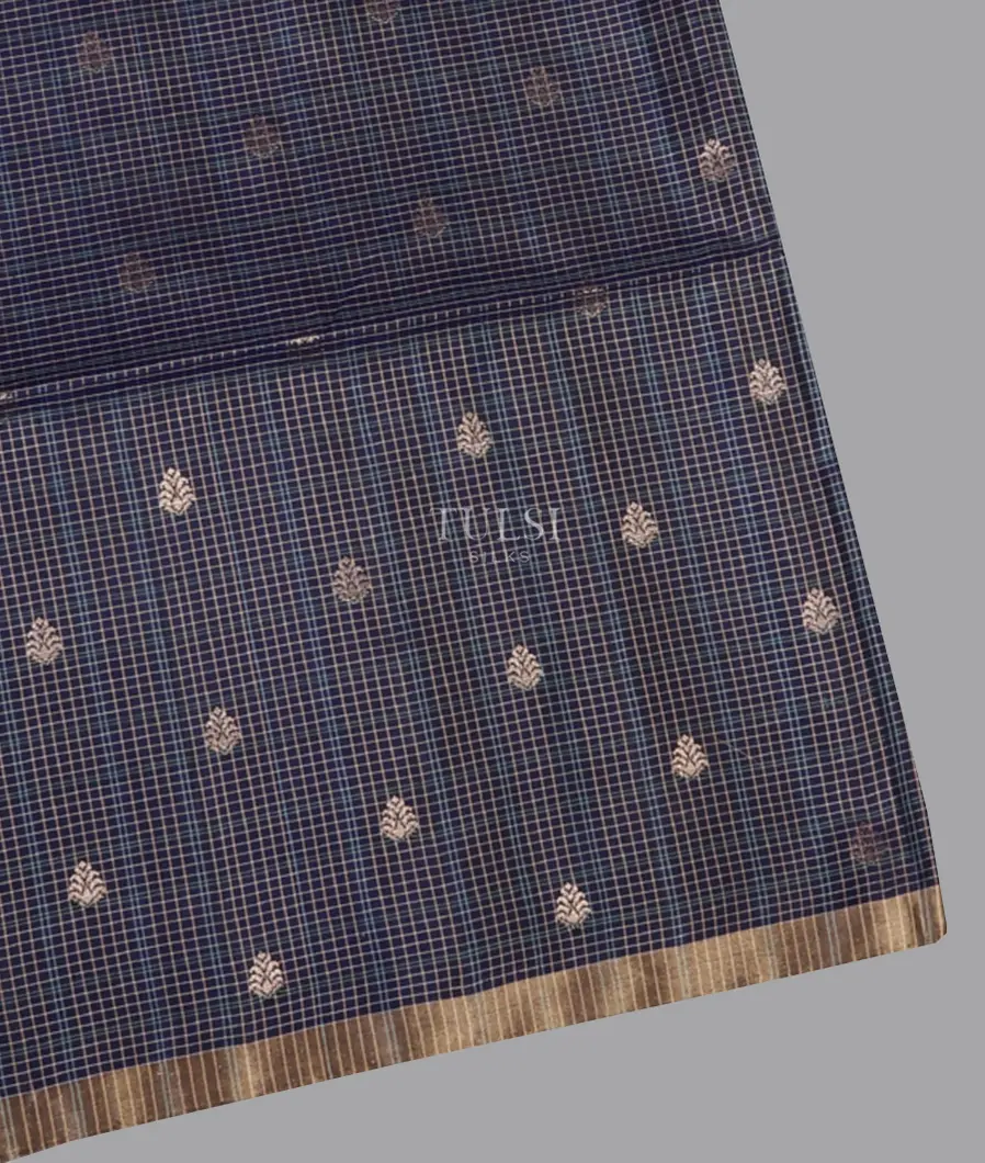 Blue Soft Silk Saree T668161-image