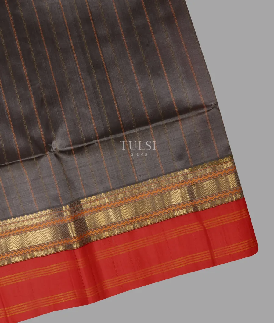 Grey Silk Cotton Saree T675694-image