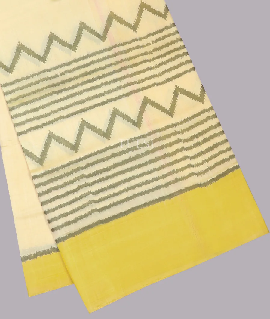 Light Beige Patola Silk Saree T657321-image