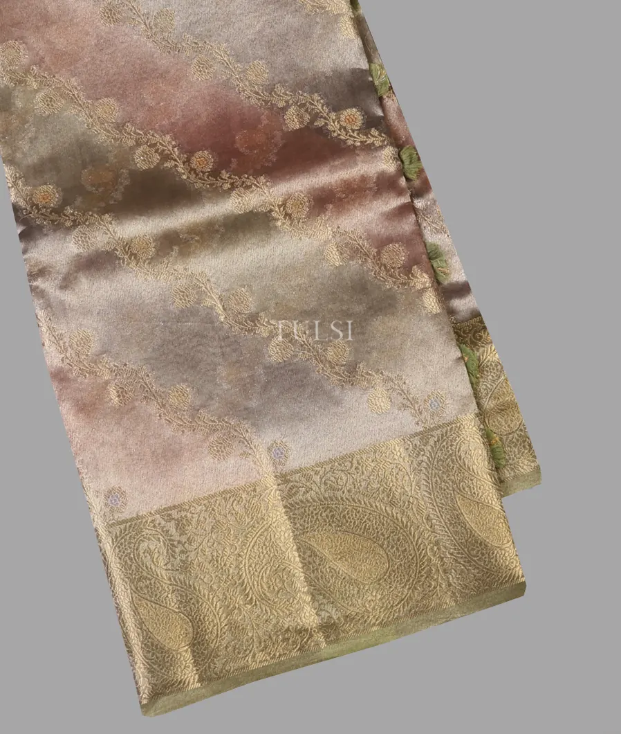 Multicolour Banaras Tissue Organza Saree T676981-image