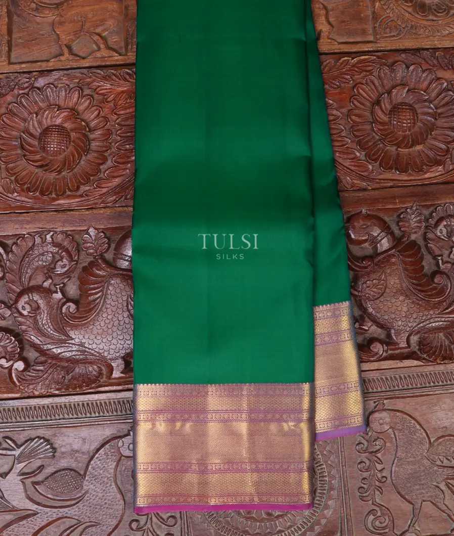 Green Soft Silk Saree T649069-image