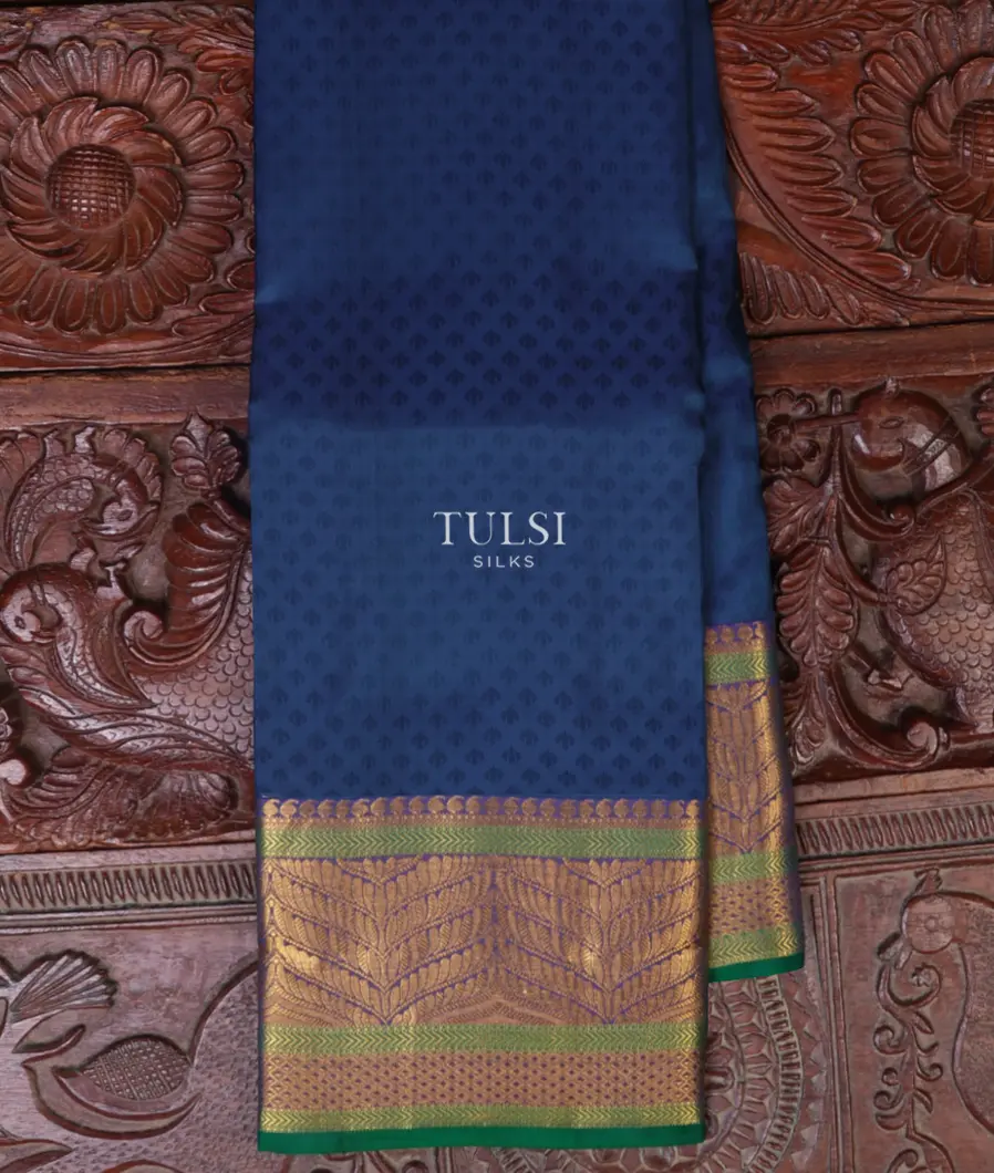 Blue Soft Silk Saree T535771-image