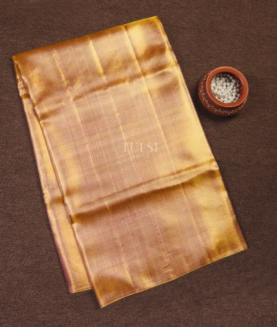 Rose Gold Tissue Kanjivaram Silk Saree T666457-image
