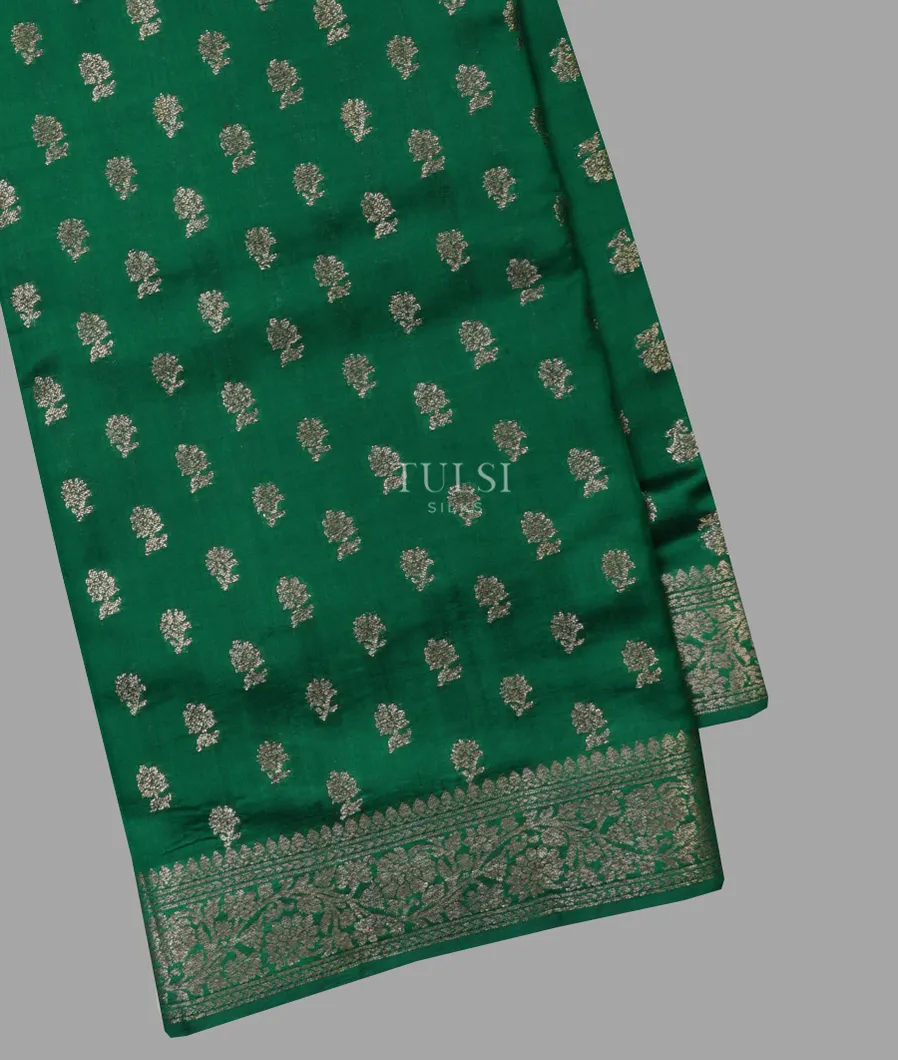 Green Banaras Silk Saree T674731-image