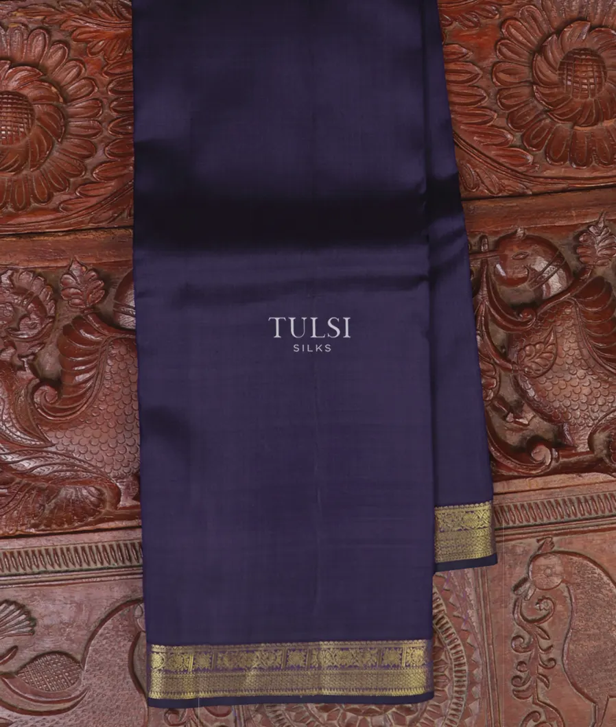 Blue Soft Silk Saree T668598-image