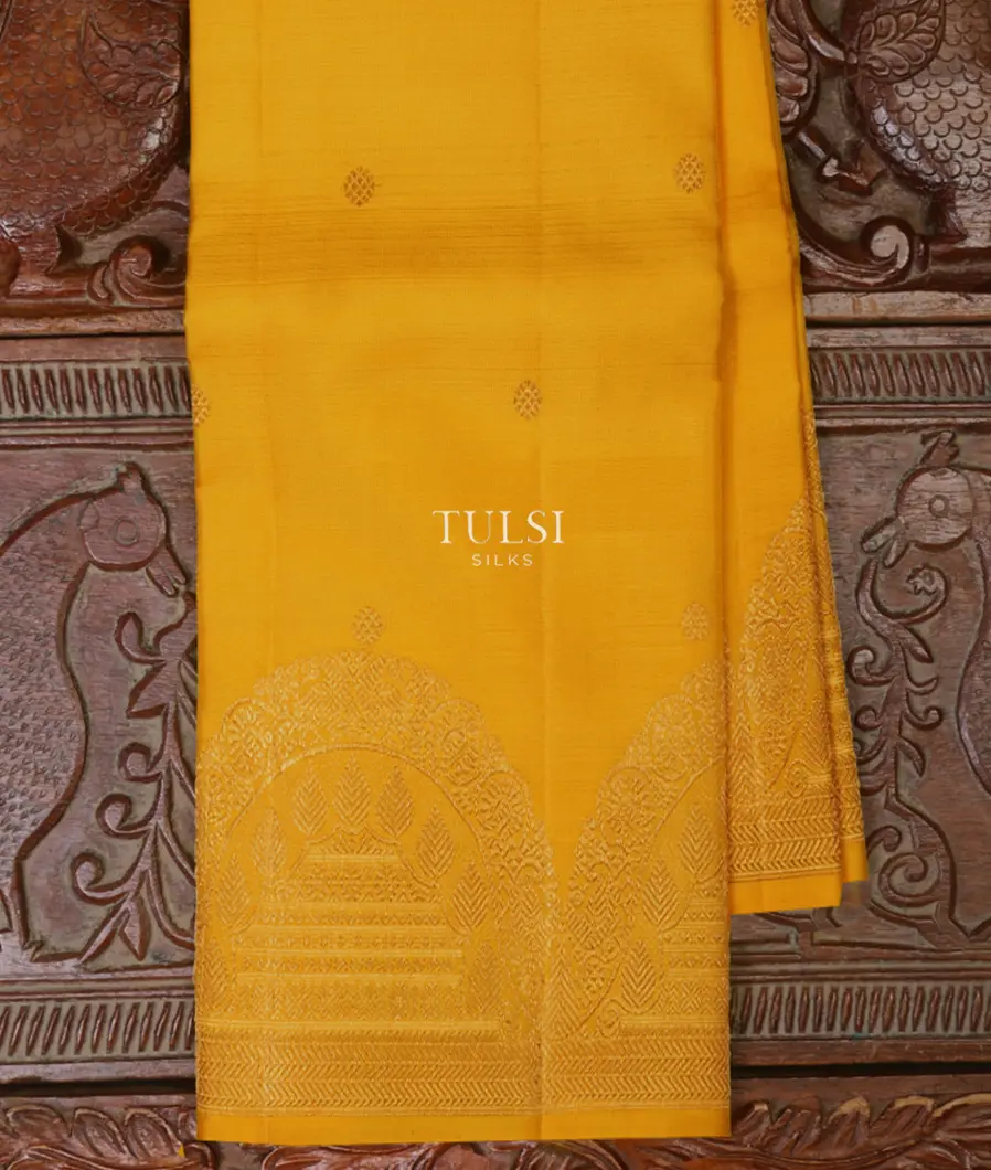 Yellow Kanjivaram Silk Dupatta T636005-image
