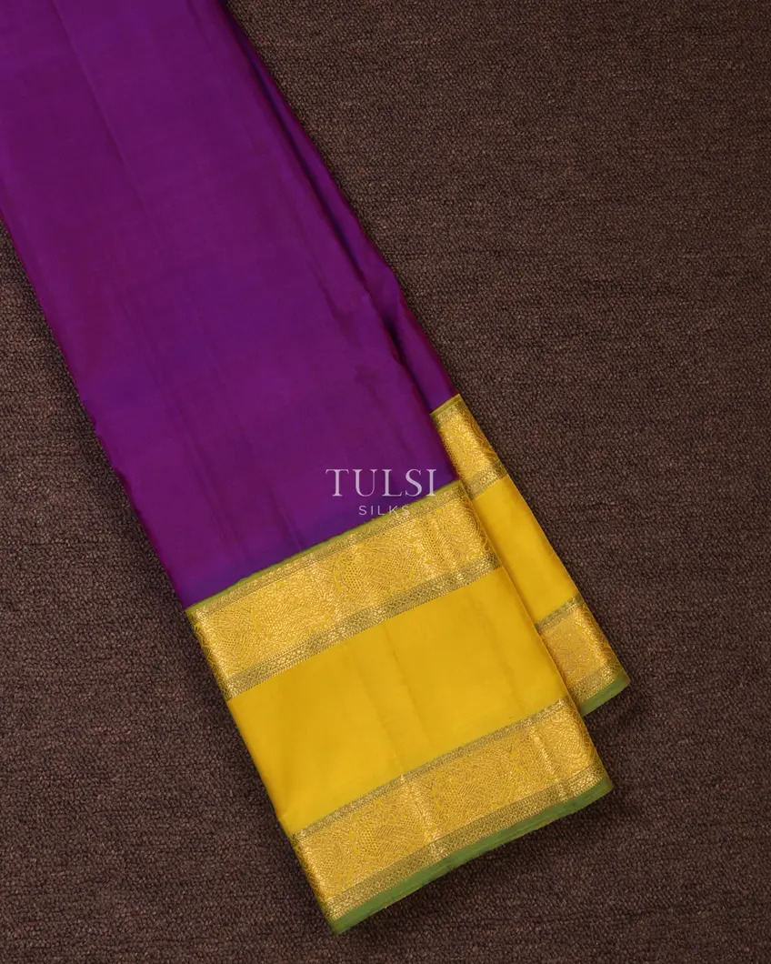 Purple Kanjivaram Silk Saree T677717-image