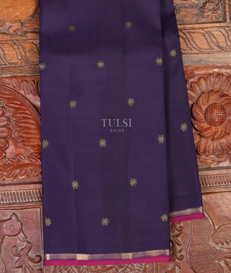 Blue Kanjivaram Silk Saree T661245-image