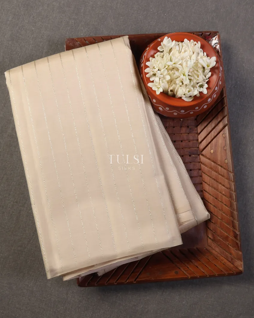 Light Beige Kanjivaram Silk Saree T670685-image