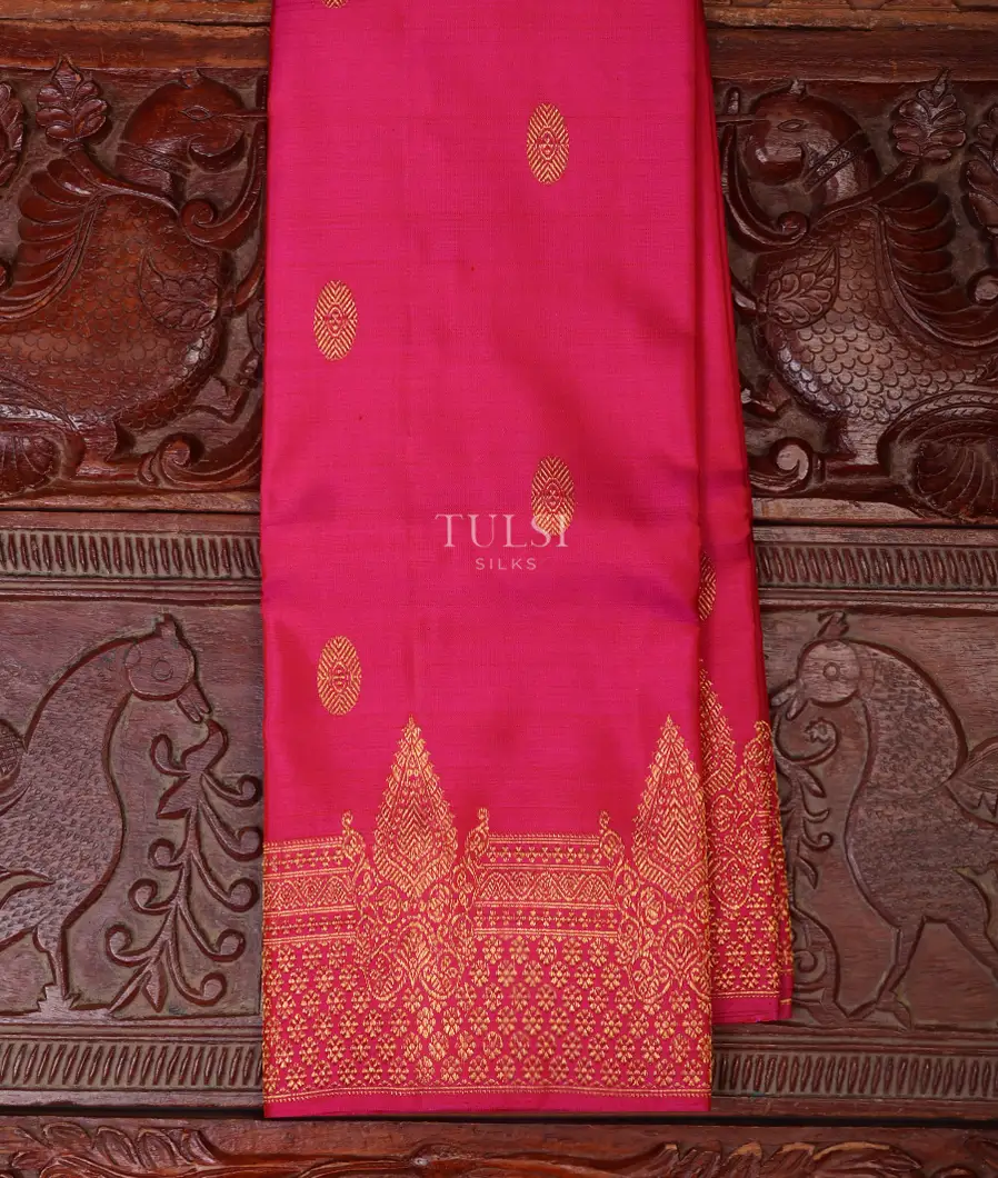 Magenta Kanjivaram Silk Dupatta T636011-image