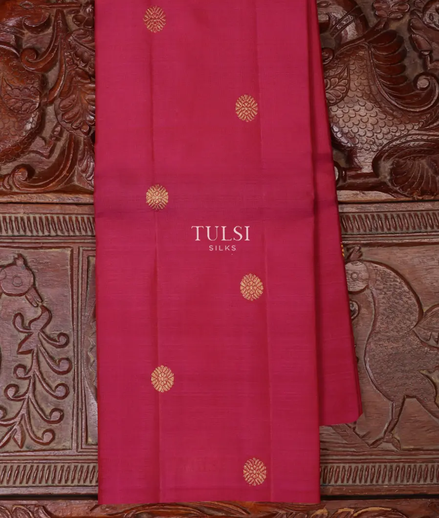 Magenta Kanjivaram Silk Dupatta T635971-image