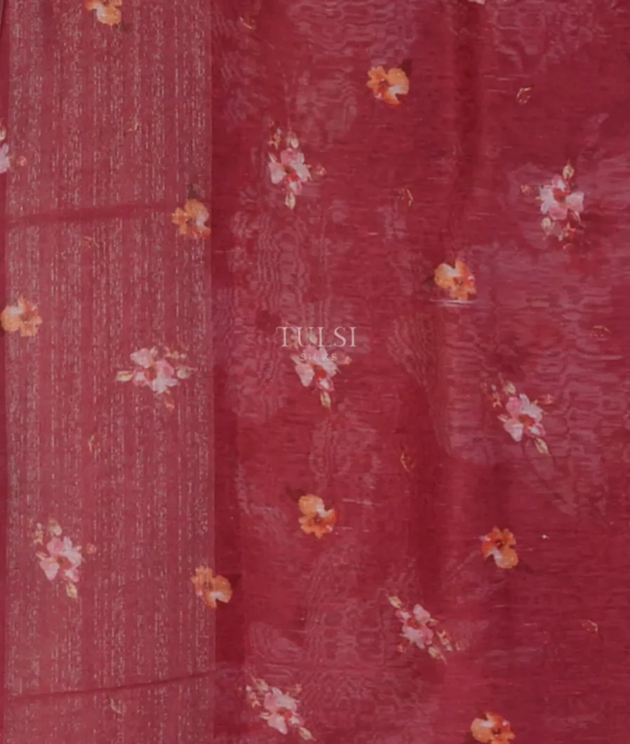 reddish-pink-linen-printed-saree-t641657-t641657-c