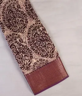 light-beige-and-burgundy-soft-printed-cotton-saree-t678208-t678208-a