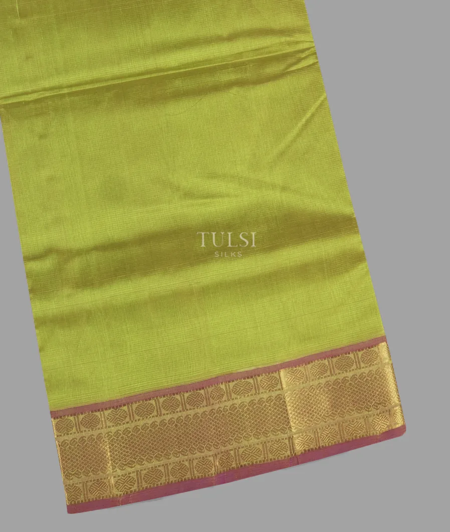 Green Silk Cotton Saree T668770-image
