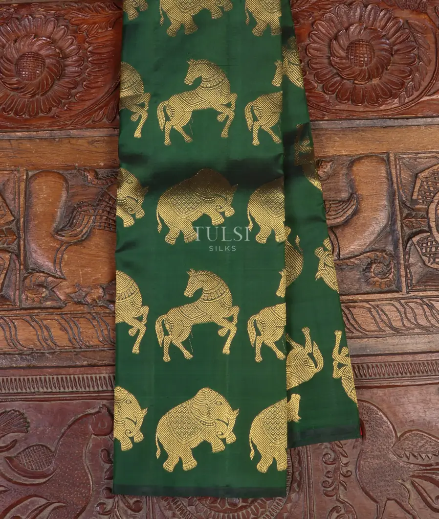 Green Kanjivaram Silk Saree T679314-image