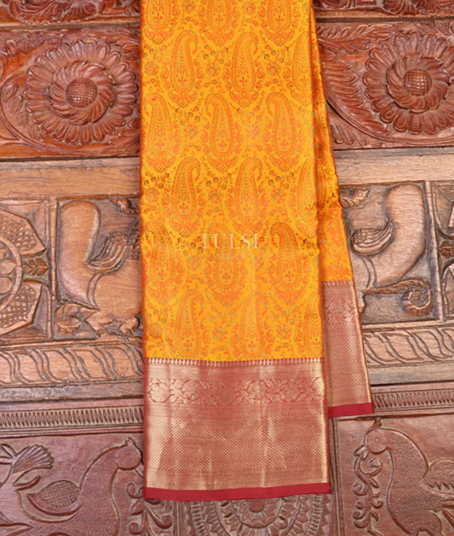 Yellow Soft Silk Saree T626891-1-image