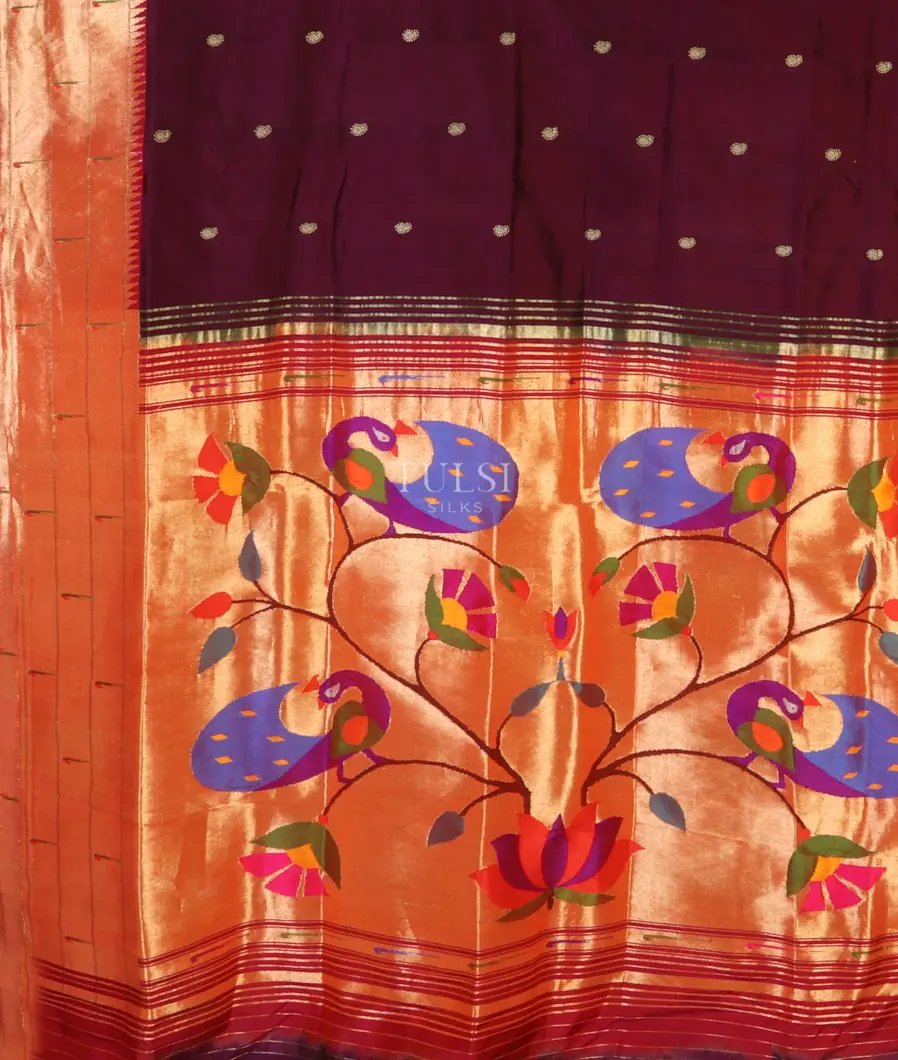 burgundy-paithani-silk-saree-t664085-t664085-d