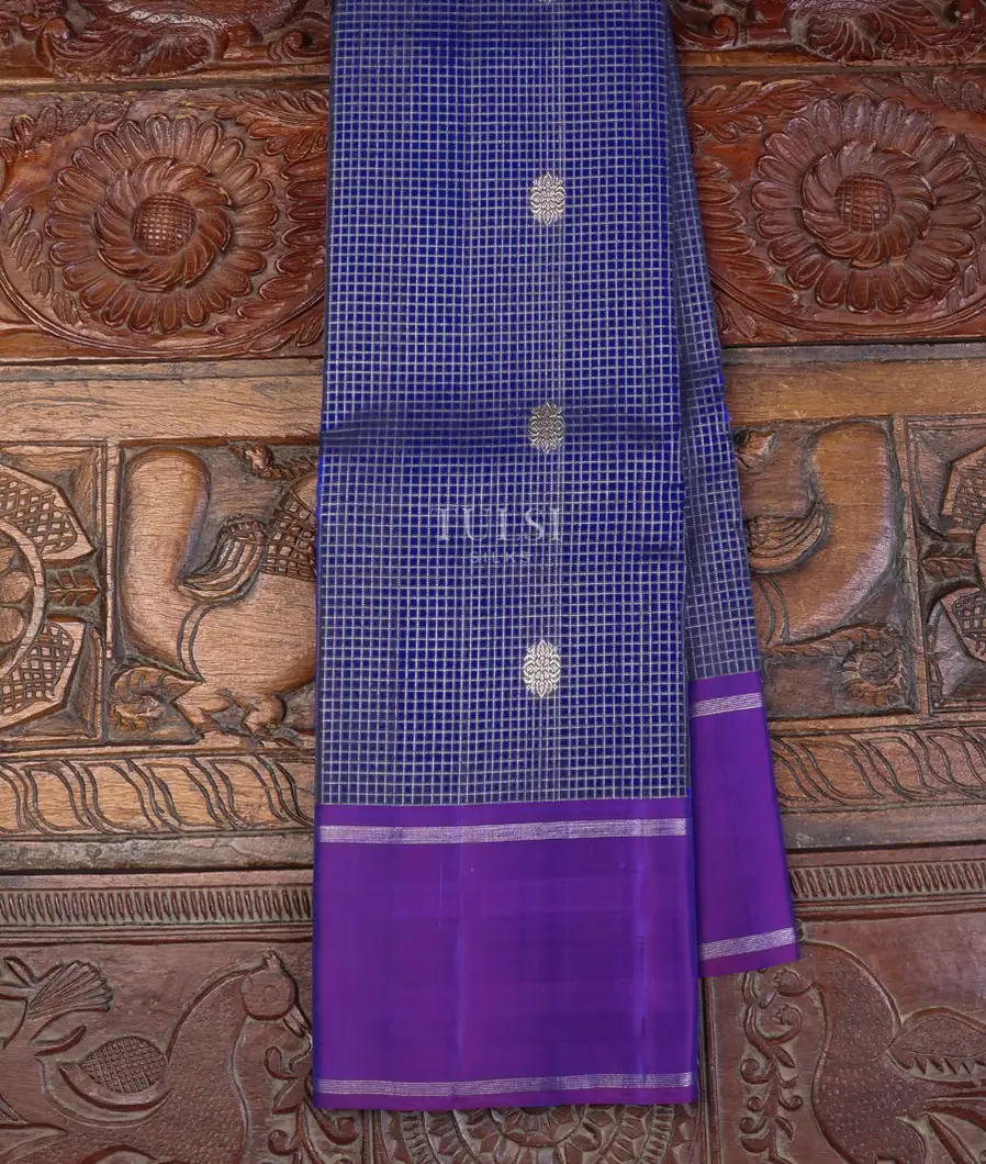 Blue Kanjivaram Silk Saree T678888-image