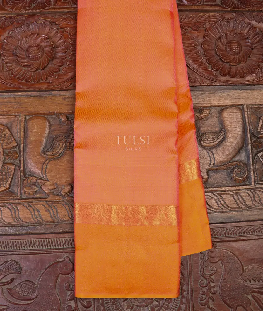 Peach Soft Silk Saree T661339-image