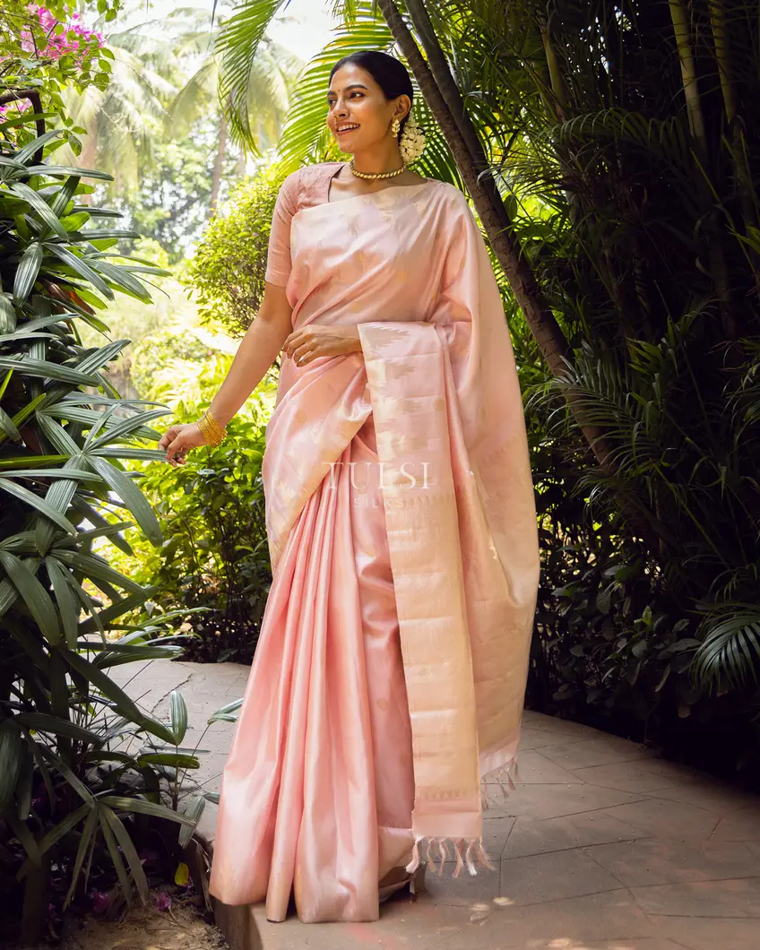 Pink Kanjivaram Silk Saree T664031-image
