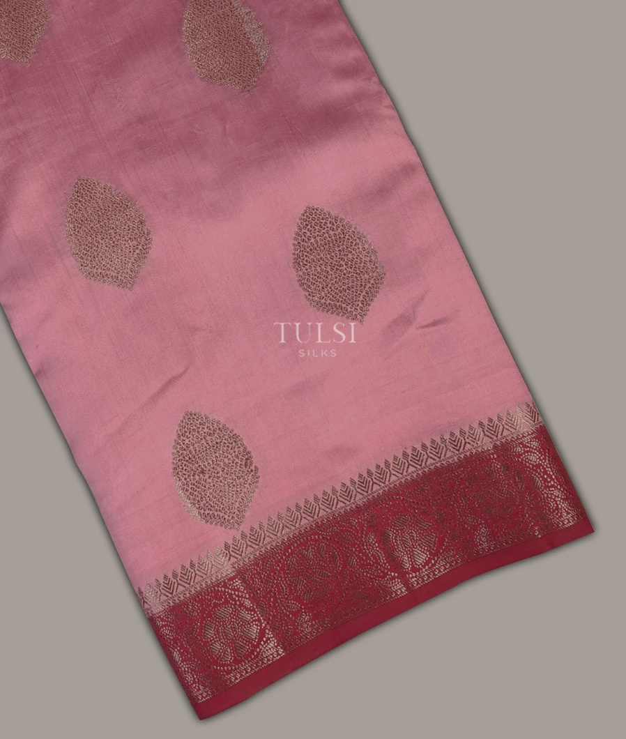 Pink Chaniya Silk Saree T668910-image