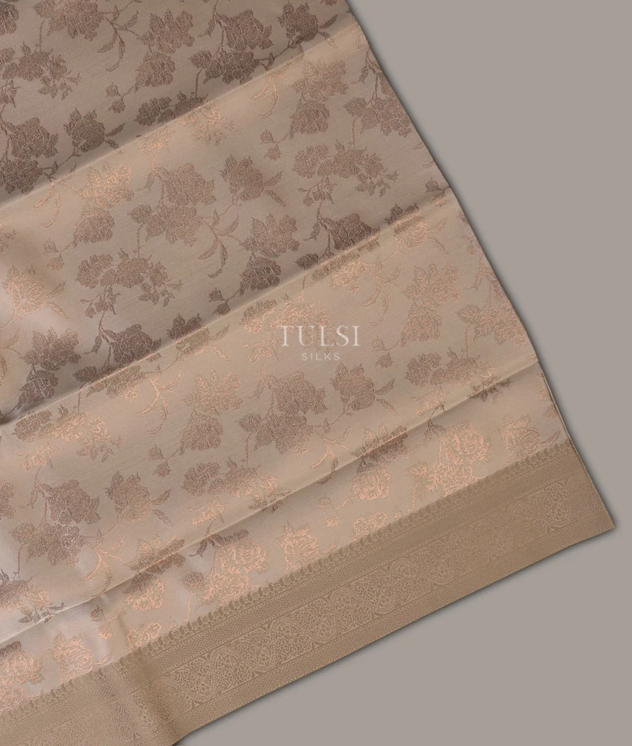 Light Beige Soft Silk Saree T674522-image