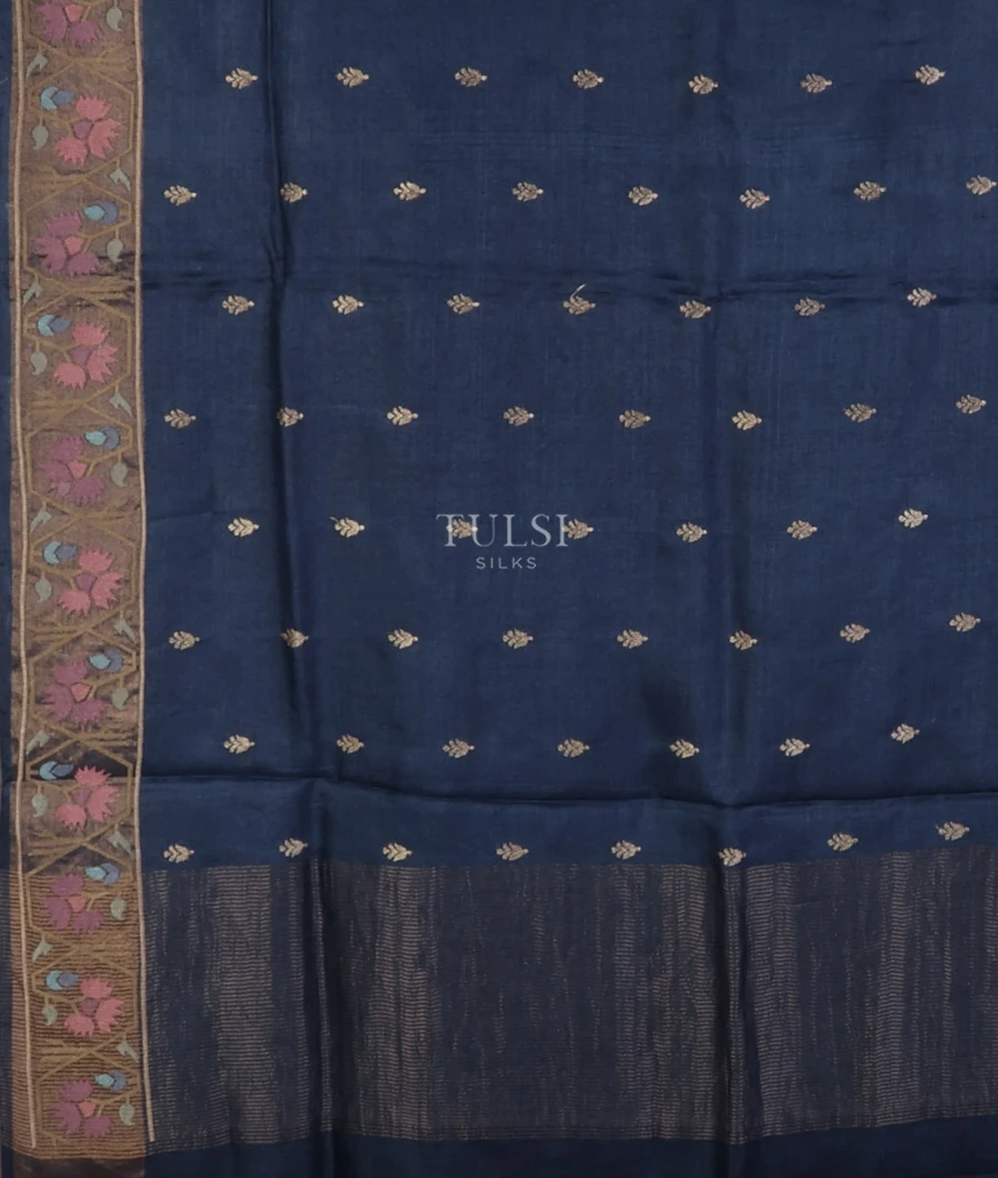 blue-tussar-embroidery-saree-t672571-t672571-d