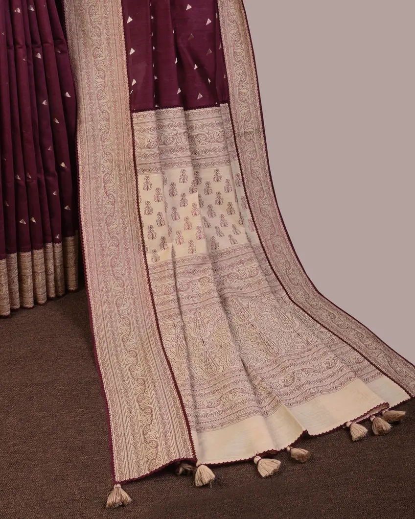 burgundy-tussar-embroidery-saree-t680186-t680186-d