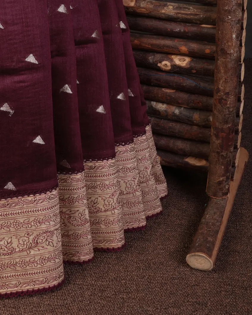 burgundy-tussar-embroidery-saree-t680186-t680186-e