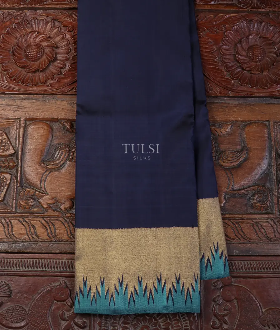 Blue Kanjivaram Silk Saree T665167-image